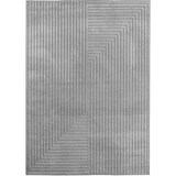 thumbnail of Teppich Balkon Skandinavischer 3D-Design Pflegeleicht Waschbar Strapazierfähig Terrasse Küche Silber 240x340 cm – ENGADIN von Kadima Design