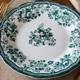 thumbnail of Novastyl - Lot 6 assiettes plates faustine 26cm en grès vert