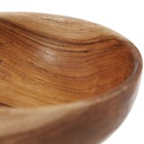 thumbnail of Bazar Bizar Kom van teakhout 16x16x5 cm naturel - Set van 6