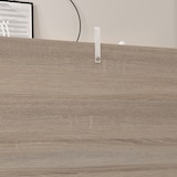 thumbnail of Baúl de almacenamiento de madera arcón de almacenamiento con tapa carga máx. 120 kg para dormitorio salón 100x40x40 cm natural y blanco
