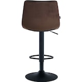 thumbnail of Lot de 2 tabourets de bar Jerry velours Marron/Noir