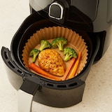 thumbnail of WellHome - Set mit 50 Airfryer-Backpapieren in Braun, Ø 16 x 4,5 cm
