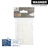 thumbnail of WAGNER Elastikpuffer eckig 8tlg - 20 x 20 x 6,5 mm, für Innen- und Außenbereich, aus transparentem Kunststoff - 15312099