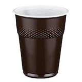 thumbnail of 100x Automatenbecher braun-weiß 150 ml O 70 mm PS