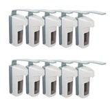 thumbnail of 10 Desinfektionsspender für 500 ml Flaschen - langer Armhebel - weiß - Desinfektionsmittelspender