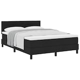 thumbnail of vidaXL Boxspringbett mit Kopfteil Schwarz 160 x 200 cm Stoff