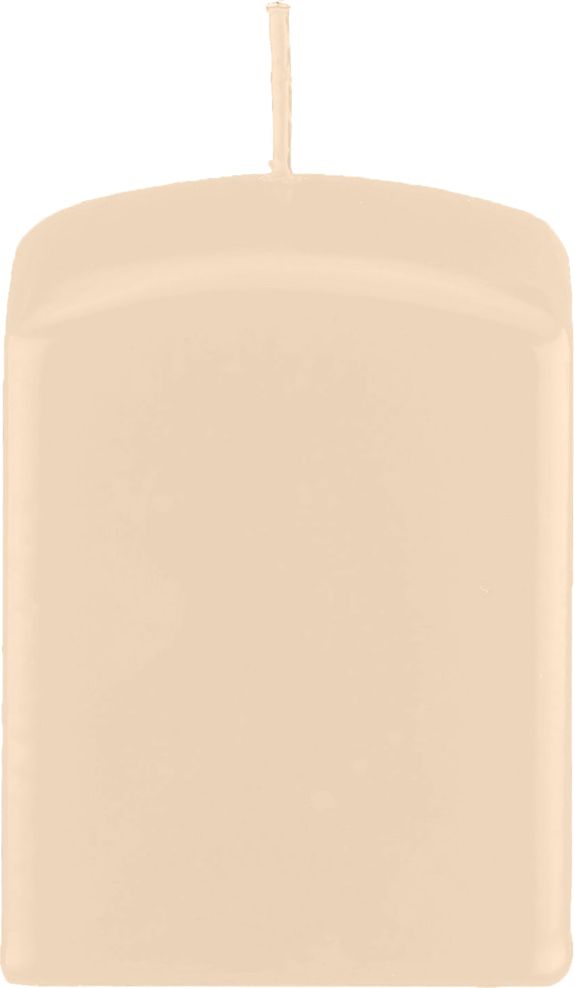Quader Kerzen, Block Kerzen, quadratische Kerzen Vanilla Bisquit 8 x Ø 7/7 cm, 4 Stück
