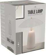 thumbnail of WellHome - Tischlampe aus Eisen Ø31x39 cm in gebrochenem Weiß