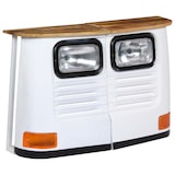 thumbnail of Helloshop26 - Aparador mueble consola mueble de almacenaje madera maciza de mango forma de camión blanco 4402169