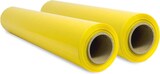 thumbnail of OFITURIA Film Embalar Elástico Amarillo para Embalar, Rollo Plástico Protector Envíos y Mudanzas, Rollo de 50cm y hasta 400 m Estirables (2 rollos)