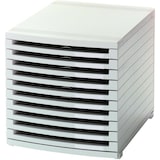 thumbnail of Schubladenbox CONTUR lichtgrau B4 10 Schübe offen