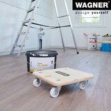 thumbnail of WAGNER Transporthilfe BIRKE Multiplex SMALL 18 mm - 29 x 29 x 8,5 cm, Rollen Ø 50 mm, Tragkraft 250 kg- 20135201