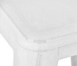 thumbnail of 2er Set Barhocker DOLAN - Metall Weiß 43x43x76 cm | Barstuhl Tresenhocker Tresenstuhl Kneipenhocker Kneipenstuhl