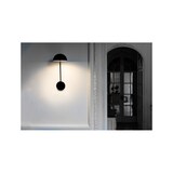 thumbnail of pure, zwart metalen wandlamp met led, faro barcelona
