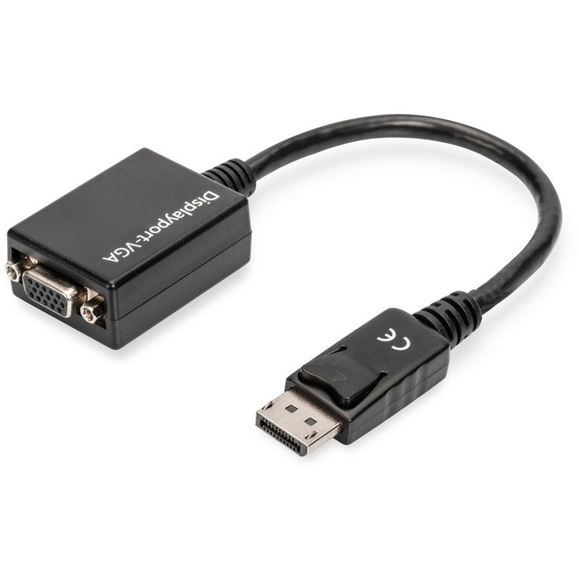 ASSMANN DisplayPort Adapterkabel DP - HD15 0.15mDP 1.2 sw.