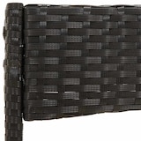 thumbnail of vidaXL 4-tlg. Garten-Lounge-Set mit Kissen Schwarz Poly Rattan