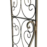 thumbnail of DanDiBo Rosenbogen Metall 254x159 cm Braun 96025 Torbogen Gartentor Eisen Rankhilfe Rankgitter Rundbogen ohne Tür