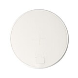 thumbnail of greenbox - Papierdeckel Ø 80 mm, weiß, Trinköffnung + Halmkreuz, 1000 St.