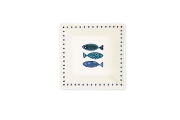 Excelsa lot de 6 assiettes Ocean céramique 17,5x5x17,5 cm multicolore ...