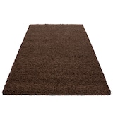 thumbnail of Hochflorteppich Shaggy Einfarbig Weich Flauschig Waschbar Strapazierfähig Schlafzimmer Esszimmer Braun 140x200 cm – RHEIN von Kadima Design