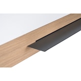 thumbnail of Bi-Office Ace Magnetisches Mobiles Whiteboard, 700x1000mm, Lackierte Stahloberfläche, Holz- und Anthrazit-Metallstruktur