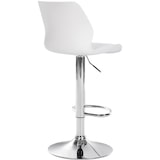 thumbnail of Banco de bar Gilbert branco/plástico