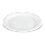 thumbnail of 50x Bio Teller aus Zuckerrohr rund O 23cm weiß kompostierbar