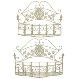 thumbnail of Pflanzkörbe Metall Wandkörbe 2er Set Paar Pflanzkorb Landhausstil Shabby Style