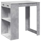 thumbnail of Table de bar gris béton 102x70x103,5 cm bois d'ingénierie Modèle Sirius Urban