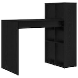 thumbnail of vidaXL Schreibtisch mit Regal Schwarz Eichen-Optik 108 x 55 x 103.5 cm