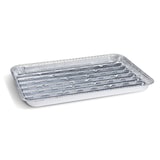 thumbnail of 100 Alu Grillschalen Grillpfannen eckig 34 x 22 cm Aluschalen Grill