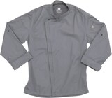 thumbnail of Chef Works® Kochjacke HARTFORD COOL VENT & lite, Reißverschluss, Grau, Größe L
