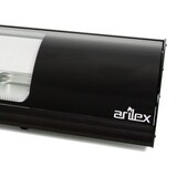 thumbnail of Vitrina Refrigerada de Tapas Arilex Negra | 4VTG-NE | Capacidad 4 Bandejas GN 1/3 (Incluidas) | Cristal Templado | +2°C a +6°C | R152a | 230V