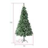 thumbnail of tectake Árvore de Natal artificial na cor verde com suporte de metal  Verde