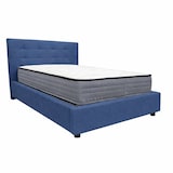 thumbnail of Letto contenitore piazza e mezza 120x190 cm con rete ortopedica a doghe, tessuto Enjoy, made in Italy - 57 Pacific