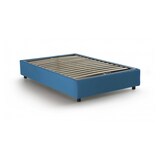 thumbnail of Dmora Letto piazza e mezza Arianna, Letto contenitore con rivestimento in tessuto, 100% Made in Italy, adatto per materasso Cm 120x200, Blu