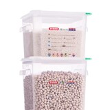 thumbnail of Araven vierkante container van 12 liter, 28,5 x 28,5 x 21 cm, PP, met luchtdicht deksel.