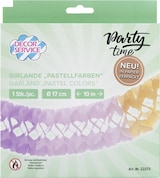 thumbnail of VEPATIM Girlande "Pastellfarben" aus Papier schwer entflammbar Ø17cm 10m