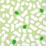 thumbnail of Mank Serviette Tissue Silas in Grün, 33 x 33 cm, 100 Stück - Herbst Blätter Laub