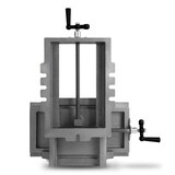 thumbnail of EBERTH Kreuztisch 200x360 mm, 2-Achsen Schraubstock aus Gusseisen/Stahl für Bohr- & Fräsarbeiten, Koordinatentisch