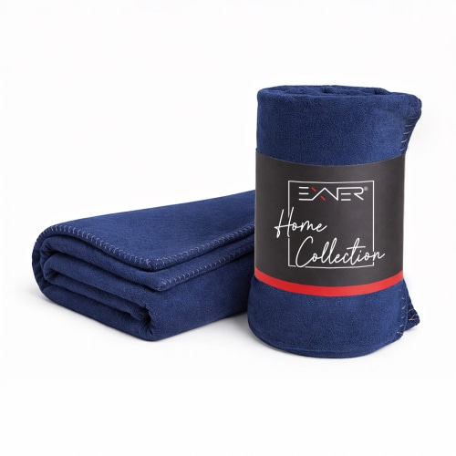 Exner Polar Fleecedecke navy 130 x 160 cm: navy : 100% Polyester