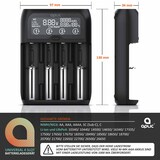 thumbnail of Aplic Universal Akku Ladegerät mit LCD Display für Li-ion, Ni-MH, Ni-Cd, LiFePo4 Akkus