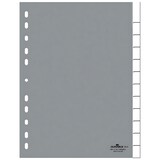 thumbnail of DURABLE Jan - Dez Monatsregister DIN A4 Grau 12-teilig PP (Polypropylen) 11 Löcher 6410