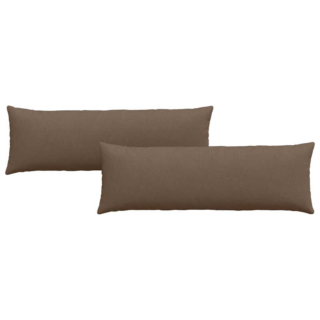 vidaXL Sofakissen 2 pcs Braun 120 x 40 cm Stoff
