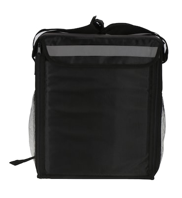 aro Saco de entrega térmico, poliéster, tamanho S, 35 x 30 x 43 cm, 45 L, refletor, carregador frontal