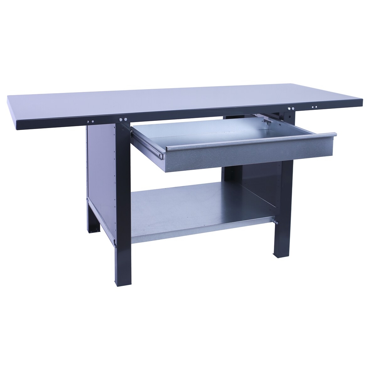 SimonRack Banco de Trabajo Taller, Capacidad Carga 700 kg, 830x1200x730 mm, 1 Cajón, Antracita - BT-6 PRO