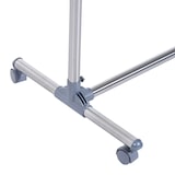 thumbnail of HOMCOM Stender Appendiabiti Regolabile in Acciaio Inox con 4 Ruote