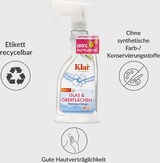 thumbnail of KLAR Glas- und Oberflächenreiniger 500ml ohne Duft mit Schaumsprayer