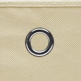thumbnail of vidaXL Aufbewahrungsboxen 10 Stk. Creme 32x32x32 cm Stoff