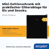 thumbnail of Exquisit Mini Gefrierschrank GB05-040E schwarz | 33 l Nutzinhalt | 4*-Gefrieren | Temperaturregelung